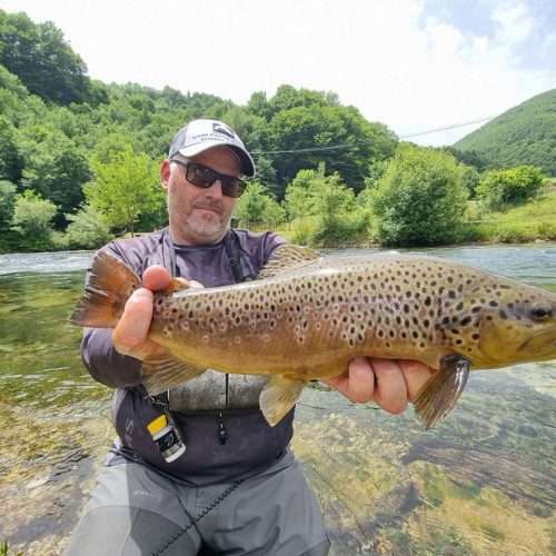 Fly Fishing Bosnia, river Ribnik